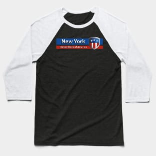 New York - United State of America Baseball T-Shirt